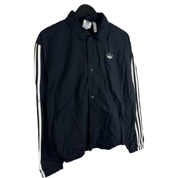 Adidas Button Down Nylon Jacket - Picture 3 of 8